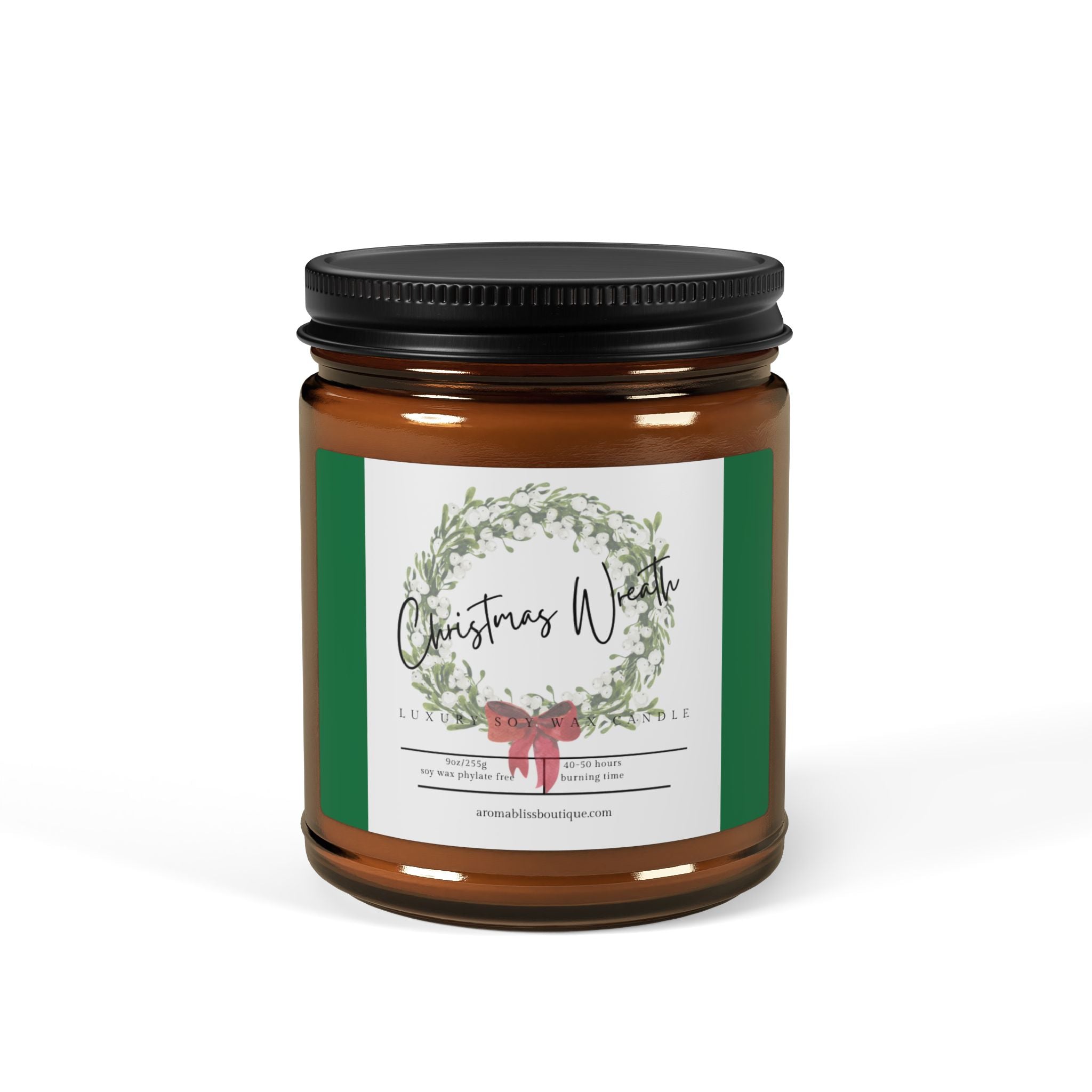 Christmas Wreath Soy Candle