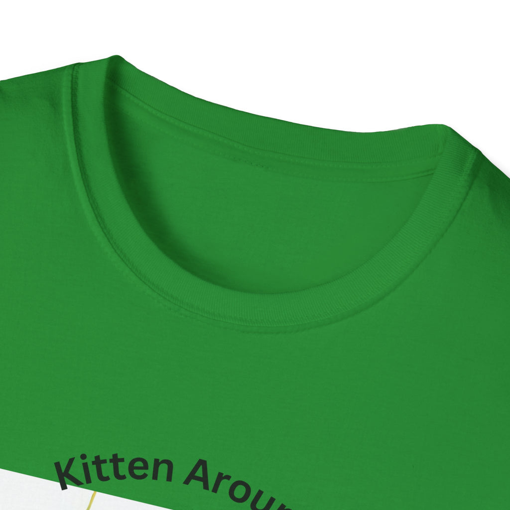 Cat Lover's Softstyle T-Shirt - 'Kitten Around"