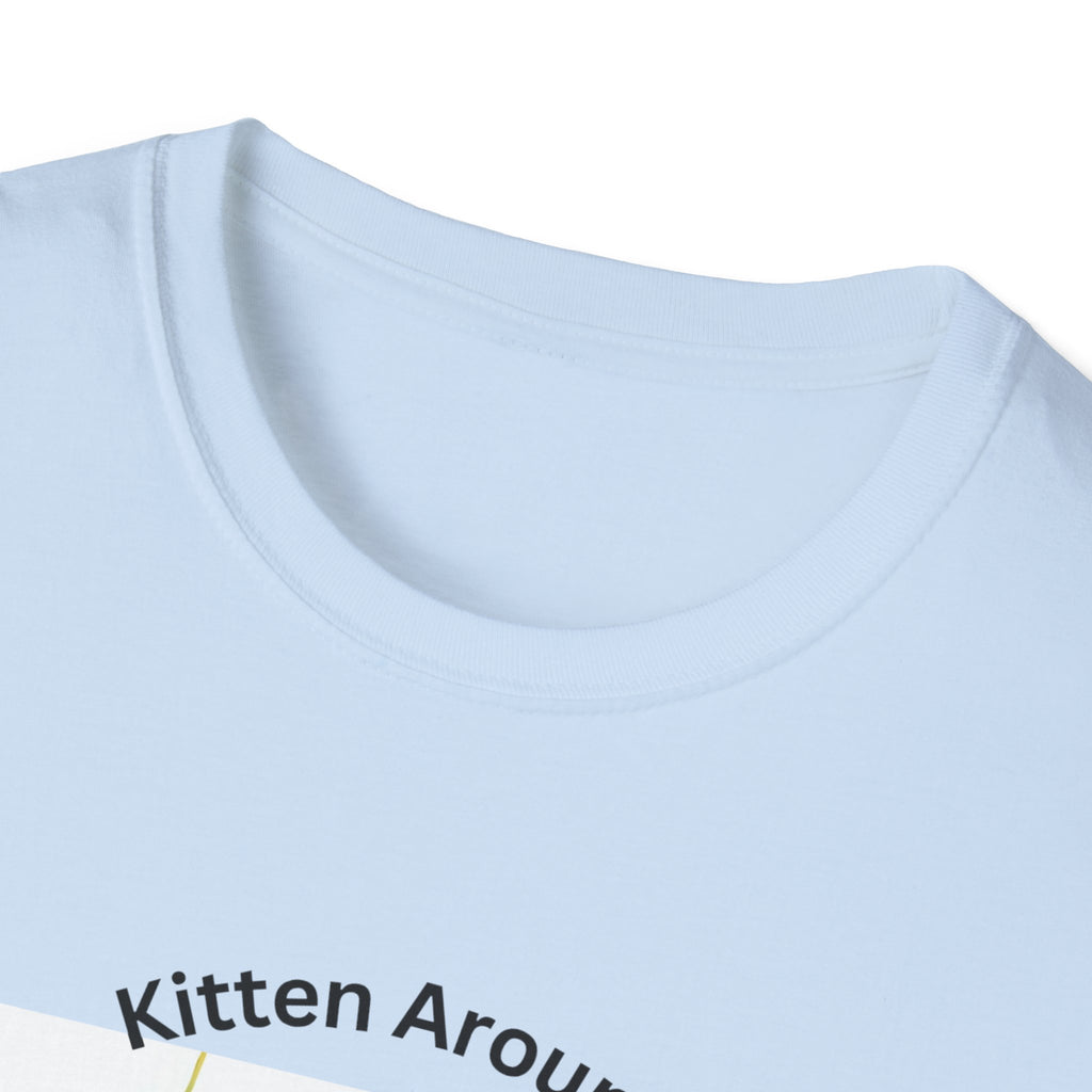 Cat Lover's Softstyle T-Shirt - 'Kitten Around"