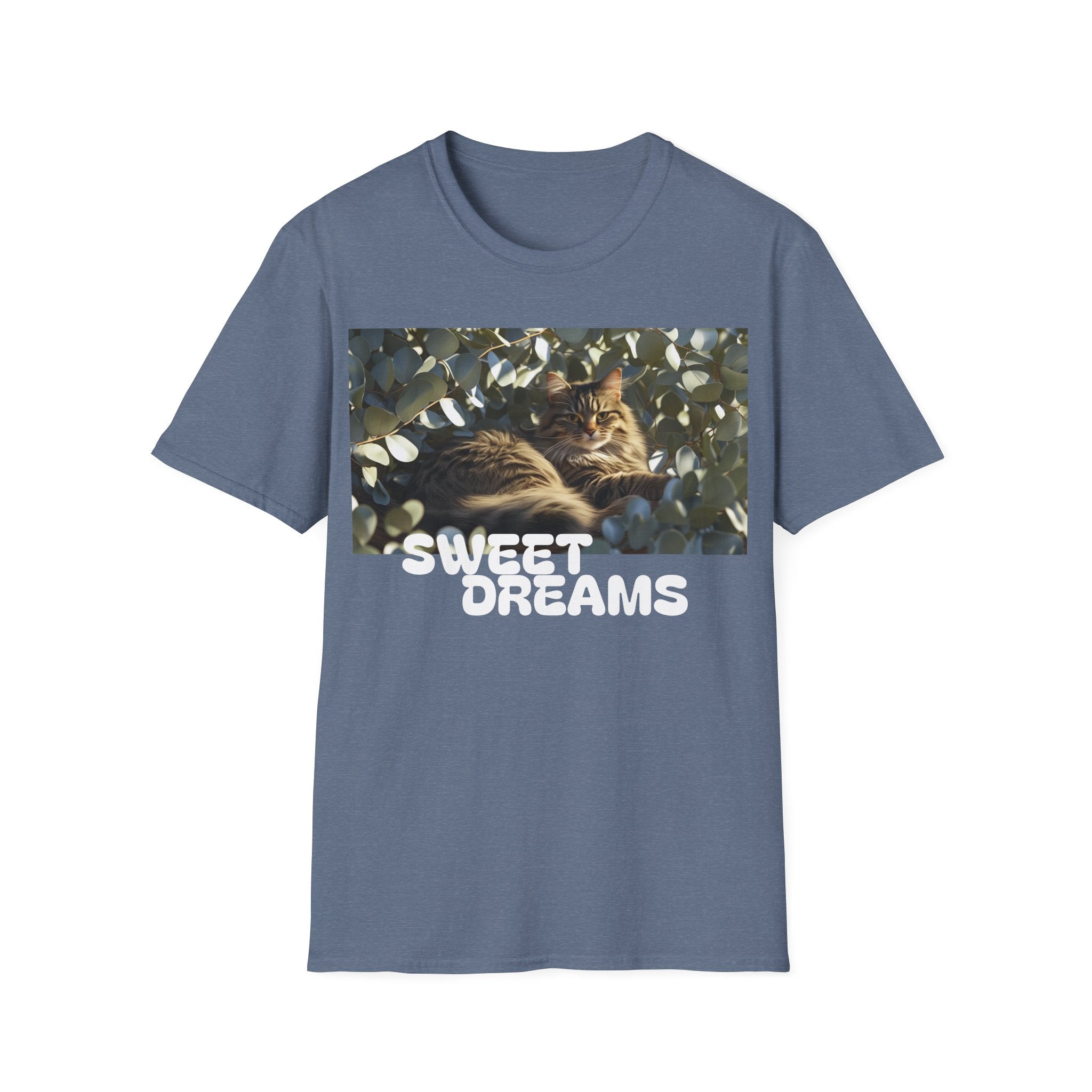 Cozy Cat Lover T-Shirt, Cat Mom, Animal Lover Apparel