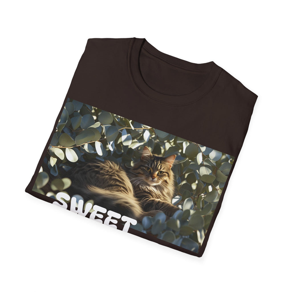 Cozy Cat Lover T-Shirt, Cat Mom, Animal Lover Apparel
