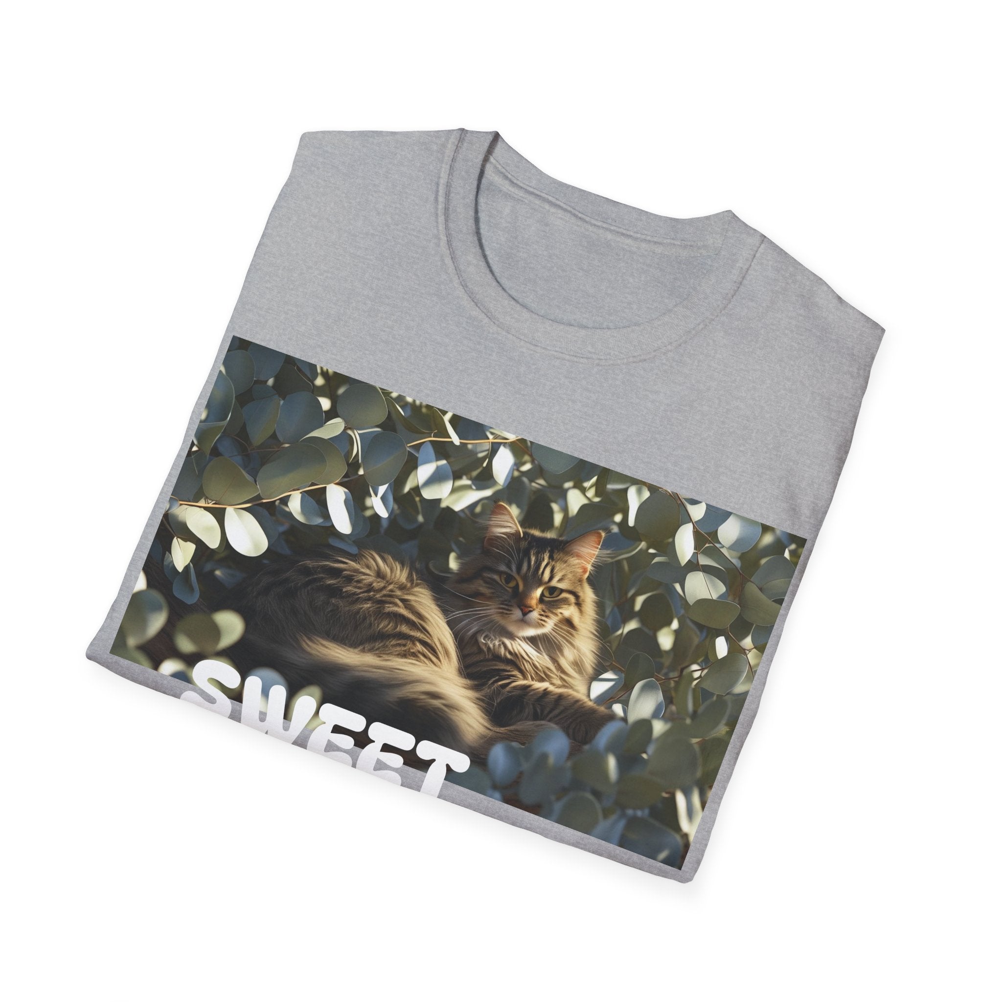 Cozy Cat Lover T-Shirt, Cat Mom, Animal Lover Apparel