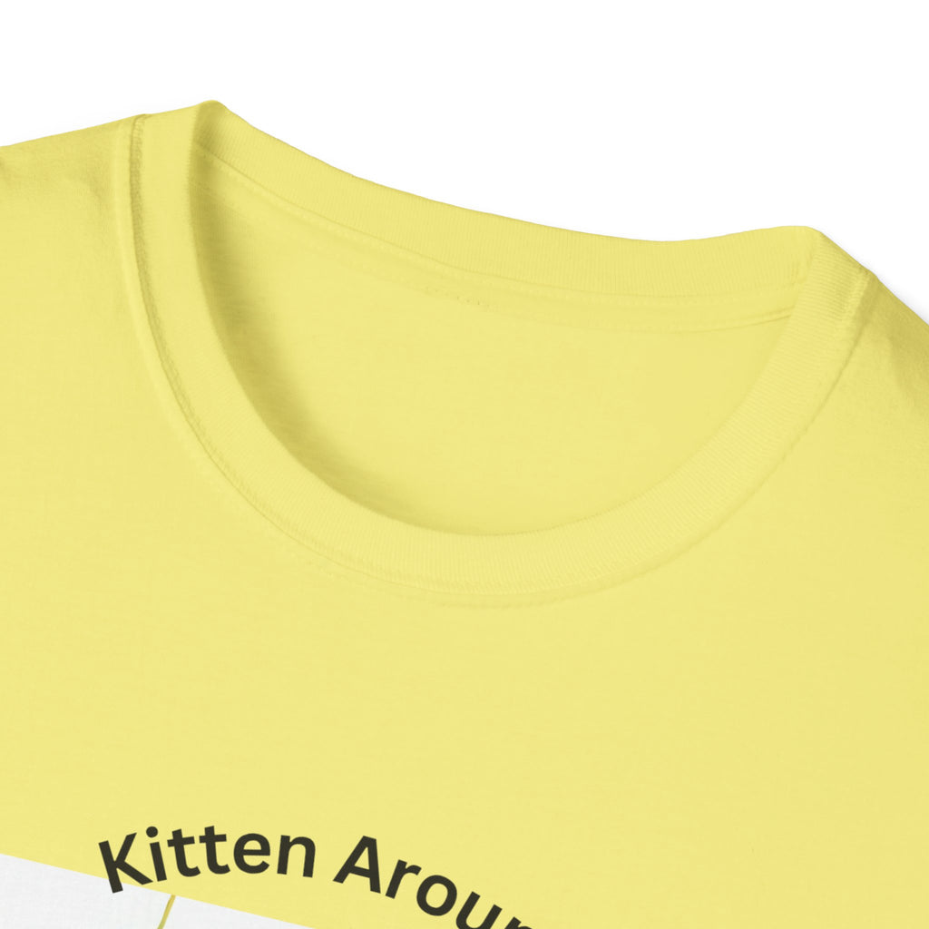 Cat Lover's Softstyle T-Shirt - 'Kitten Around"