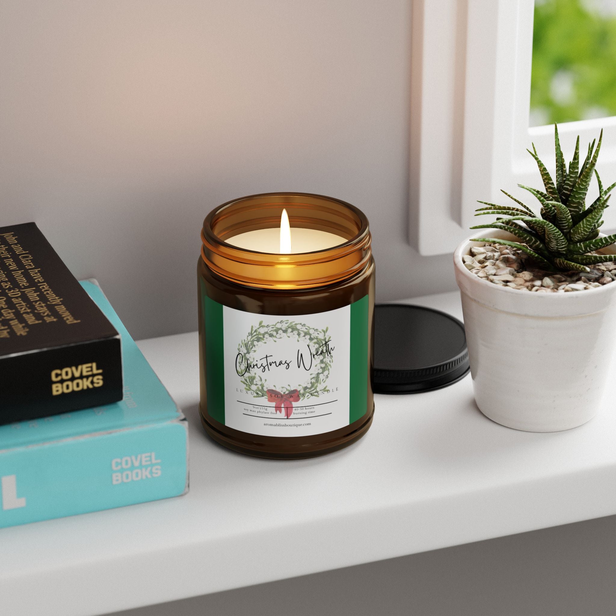 Christmas Wreath Soy Candle