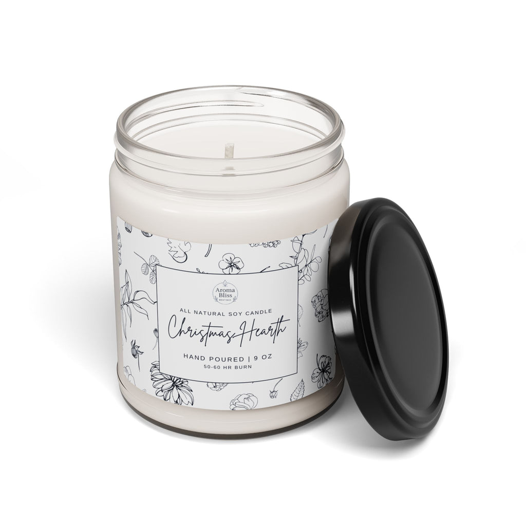 Christmas Hearth Candle, 100% Soy Wax
