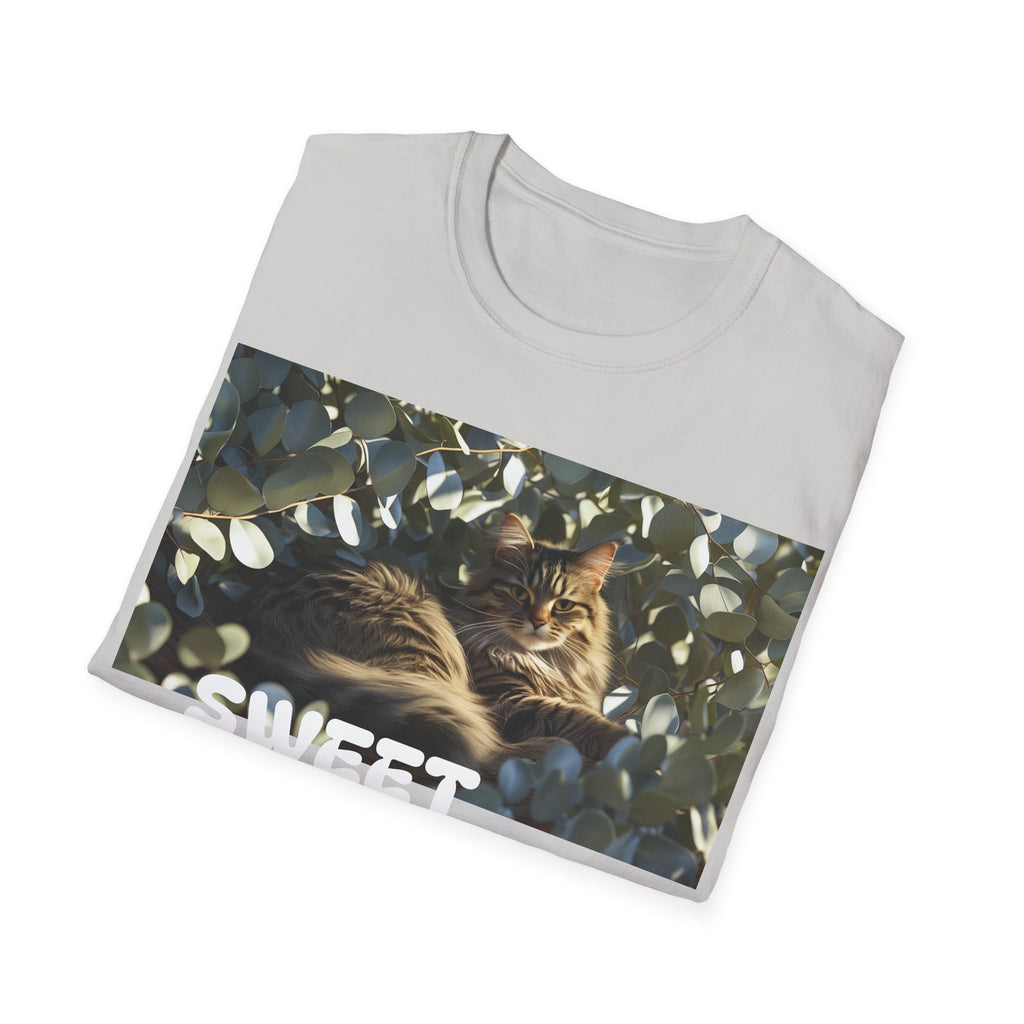 Cozy Cat Lover T-Shirt, Cat Mom, Animal Lover Apparel