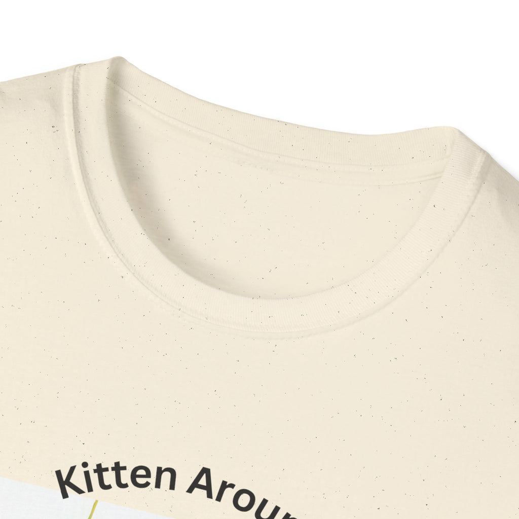 Cat Lover's Softstyle T-Shirt - 'Kitten Around"