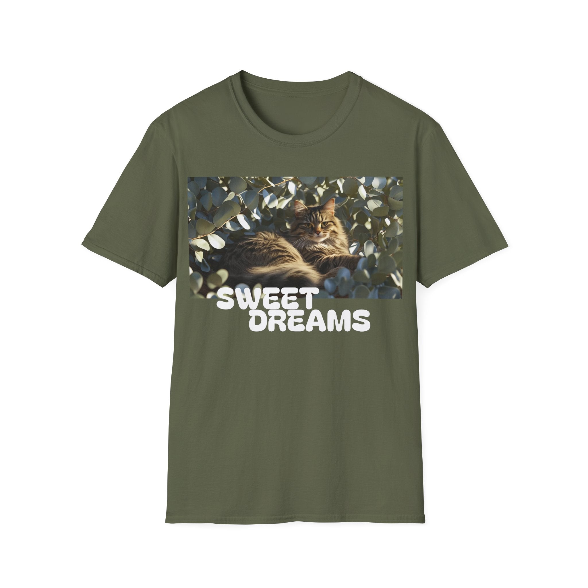 Cozy Cat Lover T-Shirt, Cat Mom, Animal Lover Apparel