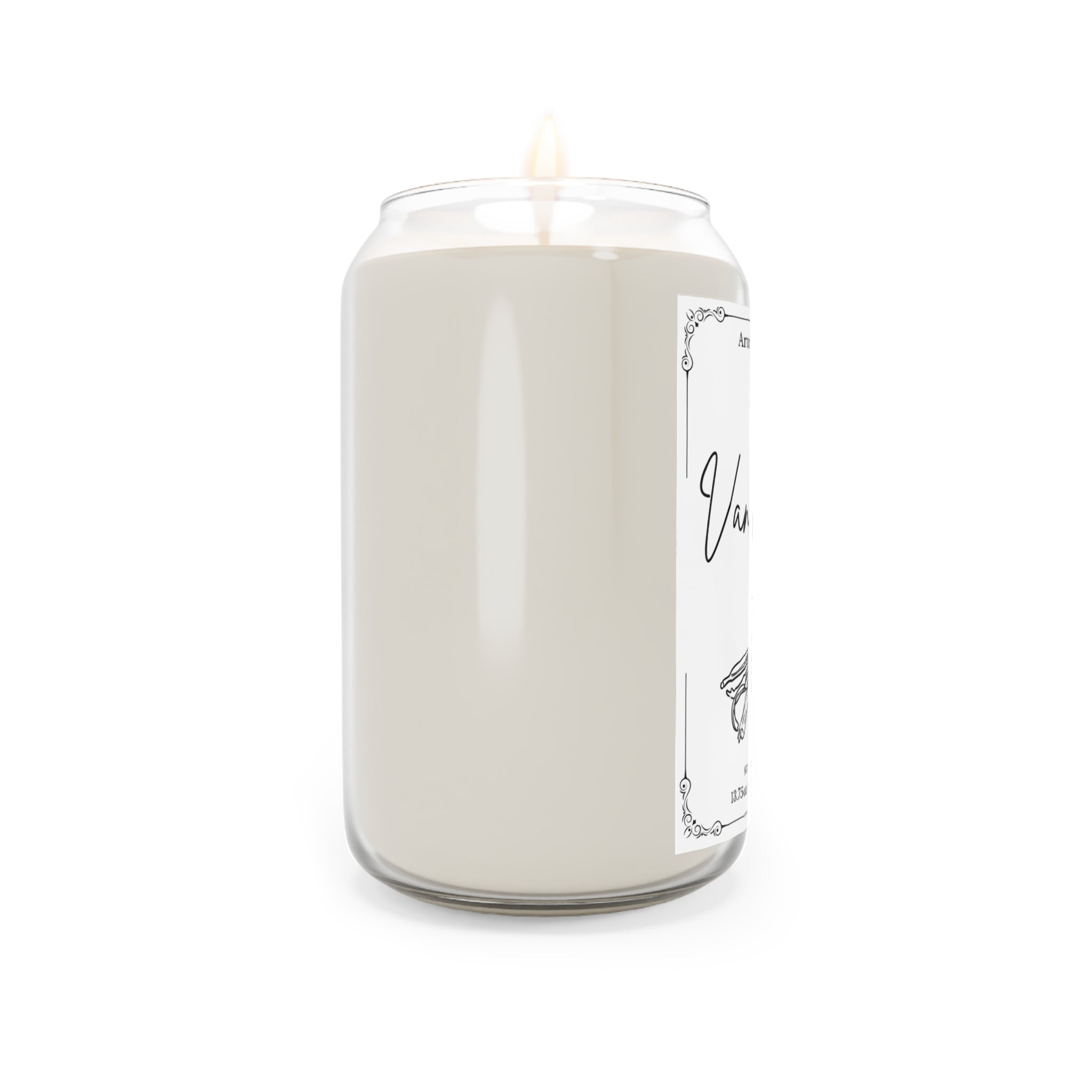 Vanilla Bean Soy Wax Candle, Eco-Friendly Candle