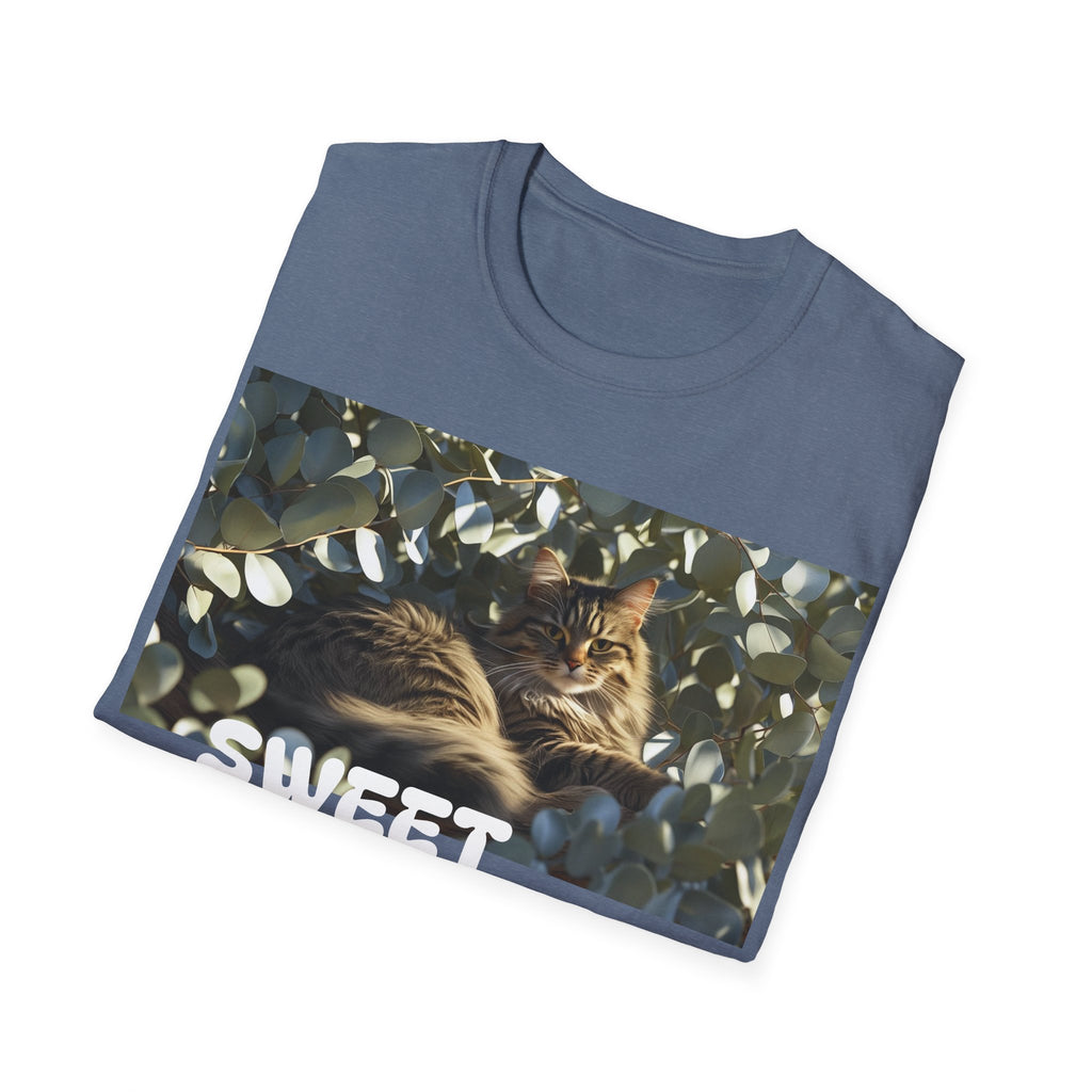 Cozy Cat Lover T-Shirt, Cat Mom, Animal Lover Apparel