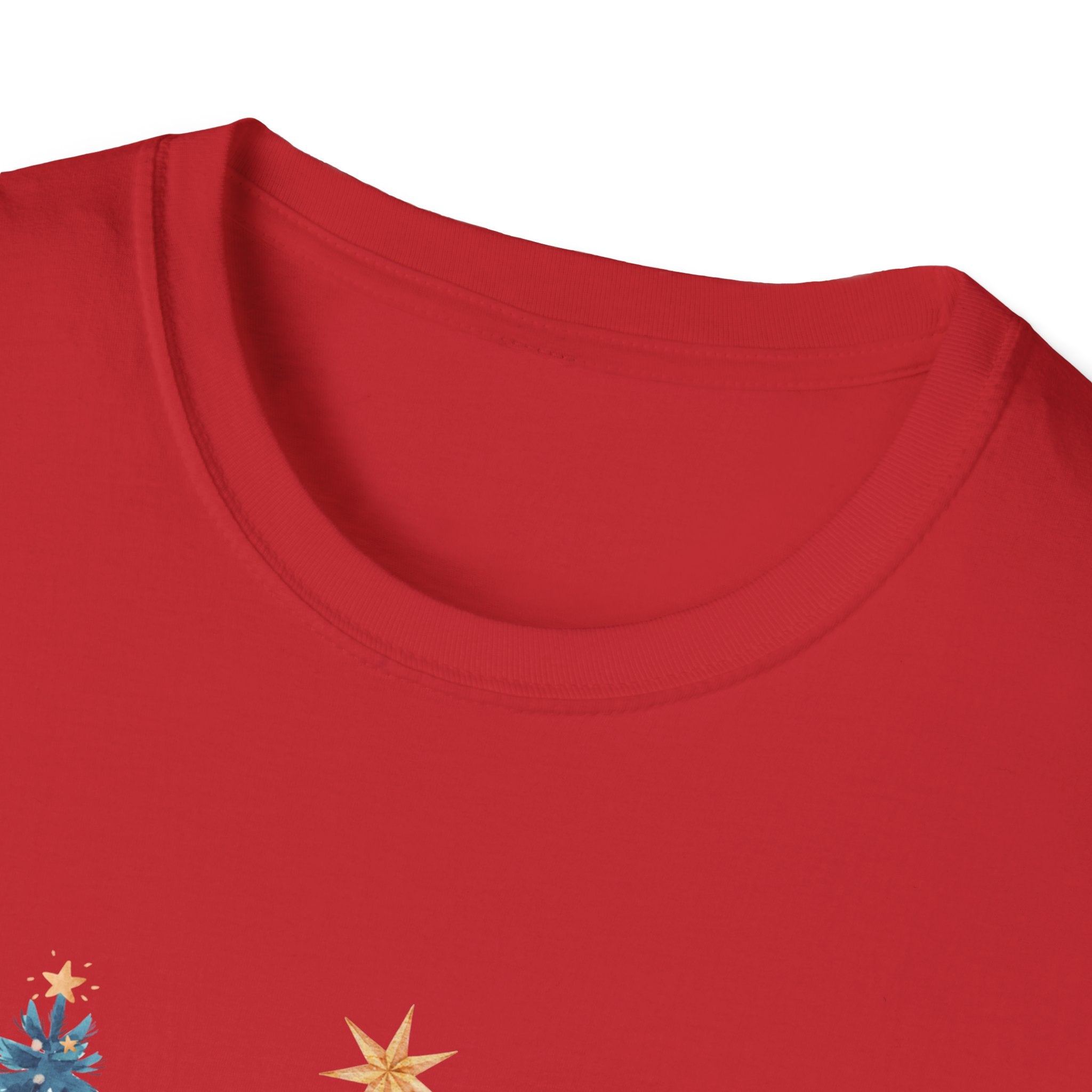 Festive Holiday T-Shirt - Christmas Trees Design