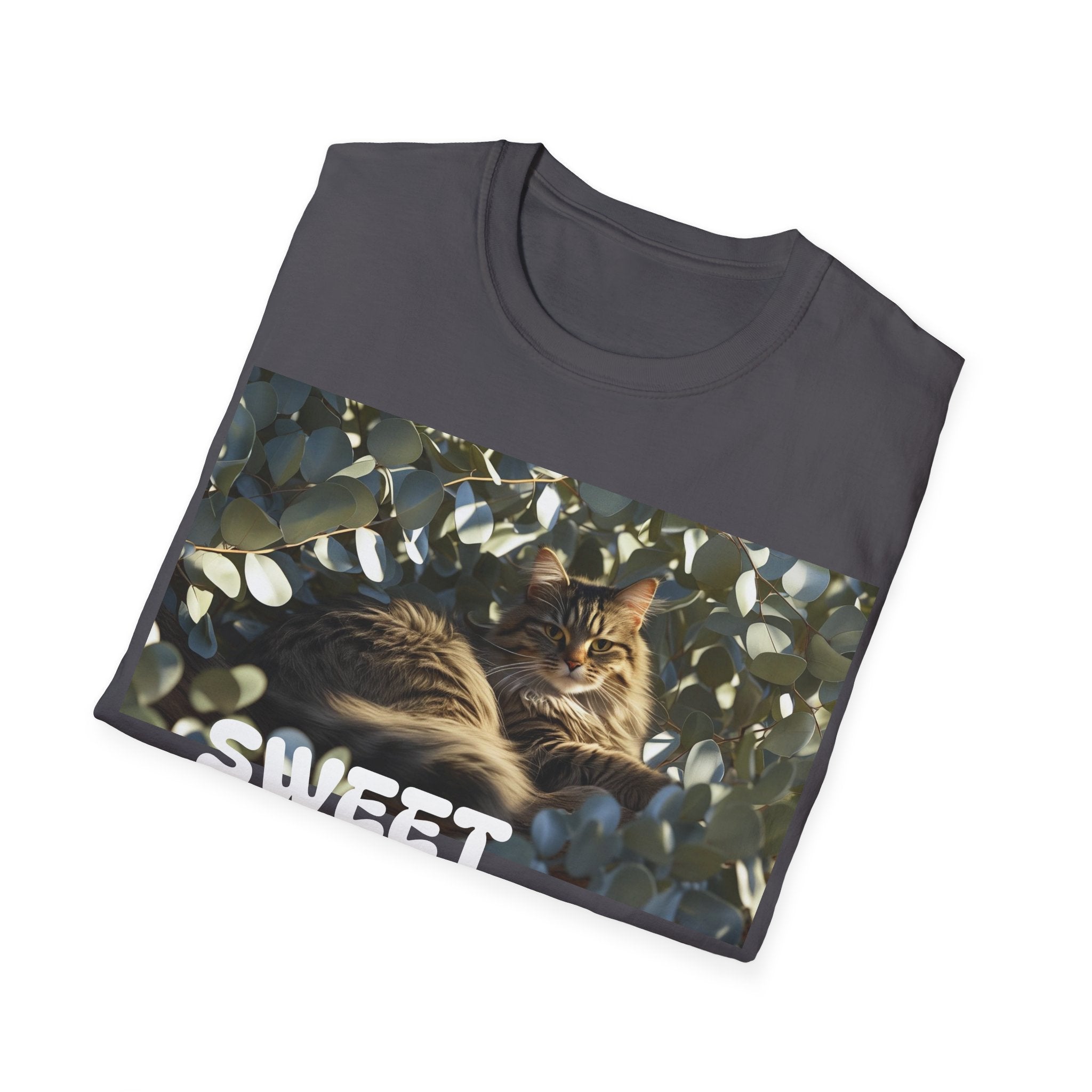 Cozy Cat Lover T-Shirt, Cat Mom, Animal Lover Apparel