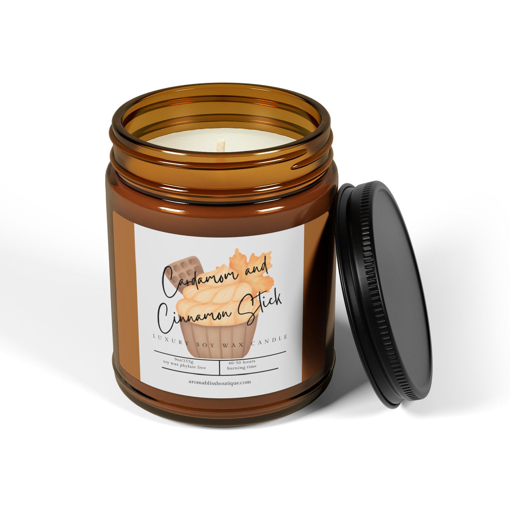 Cardamom and Cinnamon Stick Soy Candle