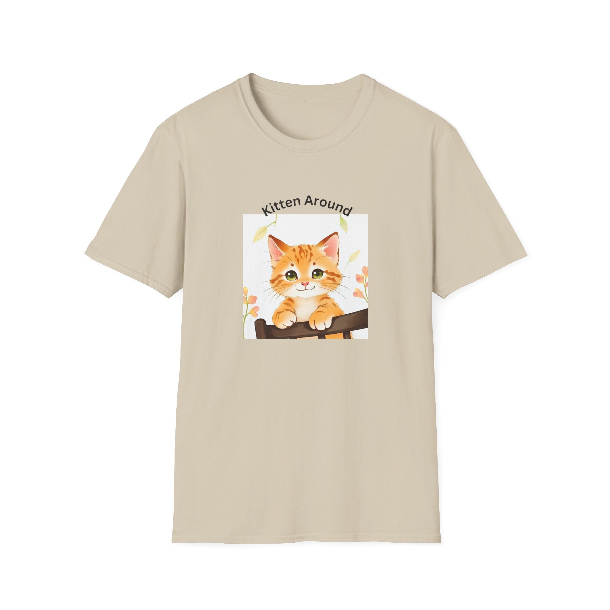 Cat Lover's Softstyle T-Shirt - 'Kitten Around"