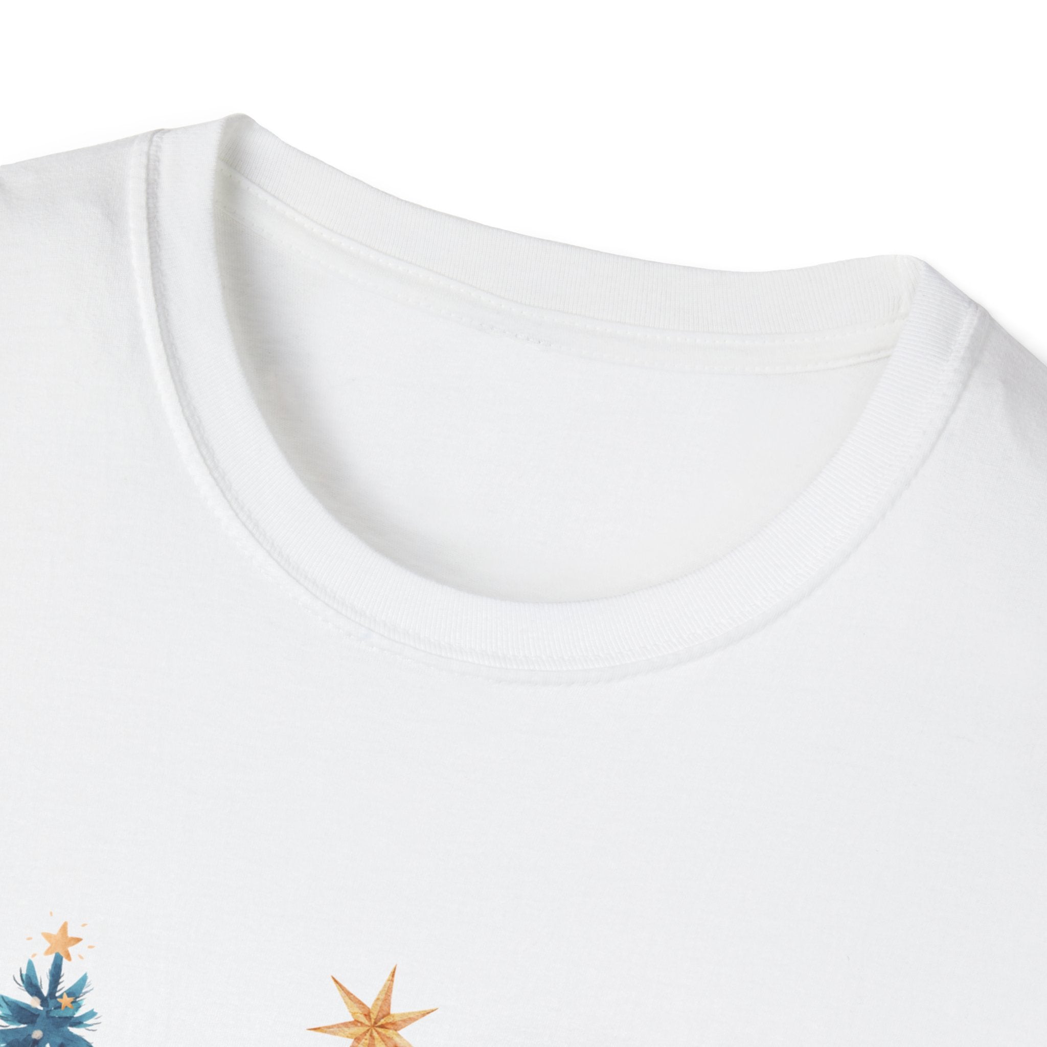 Festive Holiday T-Shirt - Christmas Trees Design