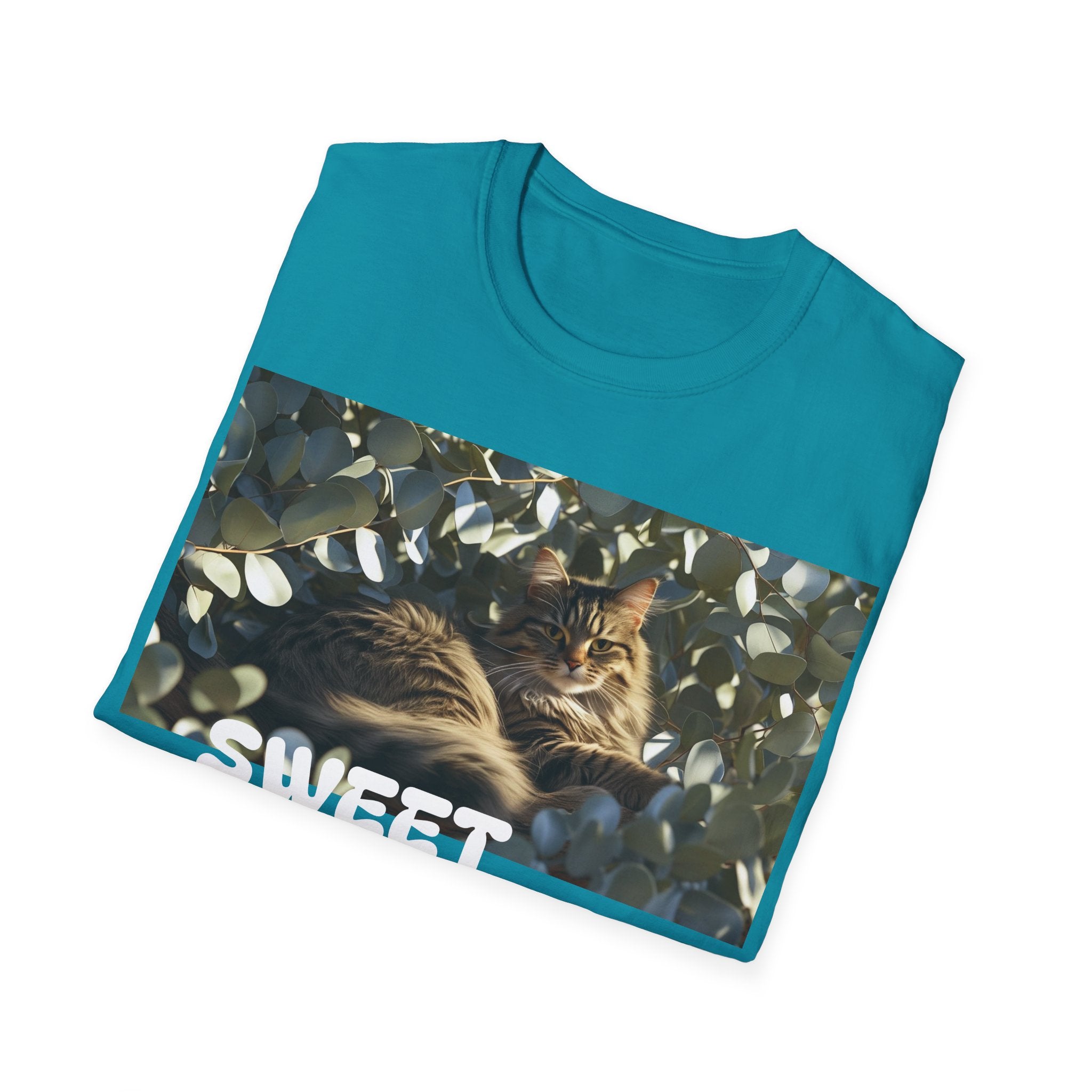 Cozy Cat Lover T-Shirt, Cat Mom, Animal Lover Apparel