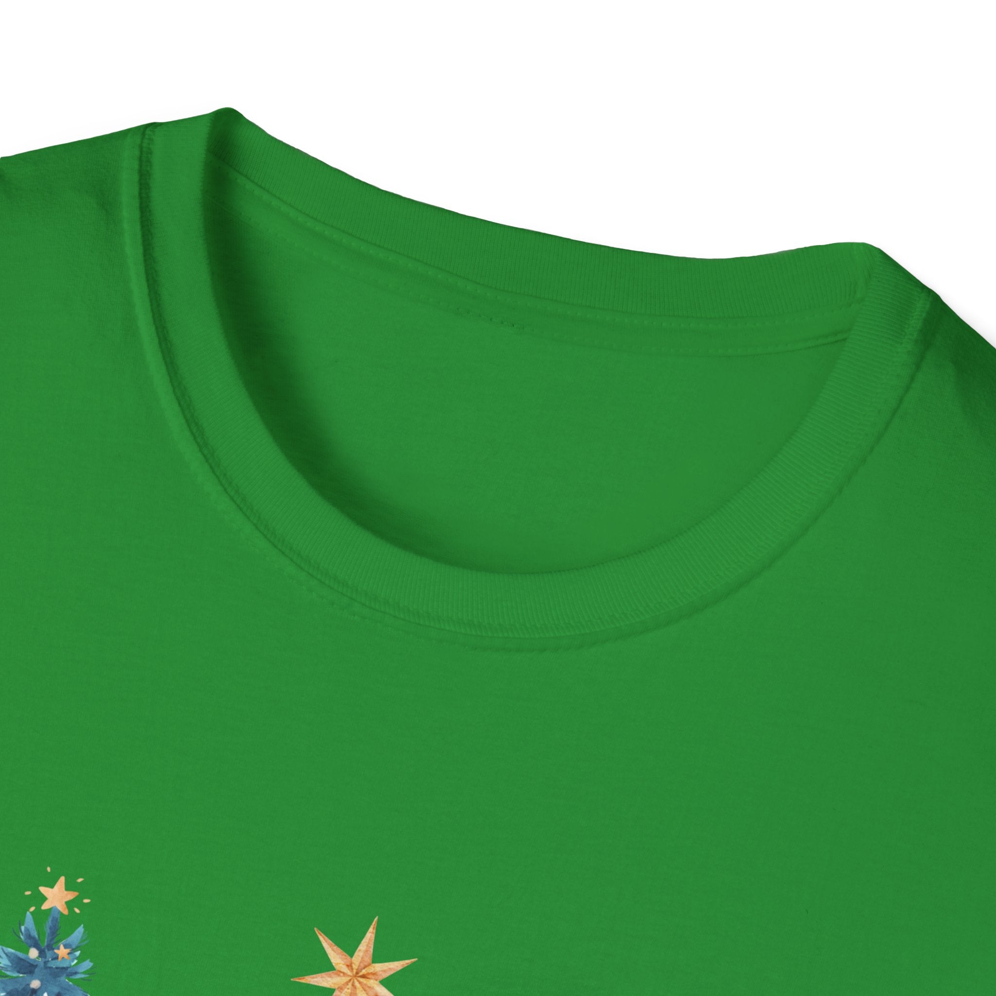 Festive Holiday T-Shirt - Christmas Trees Design