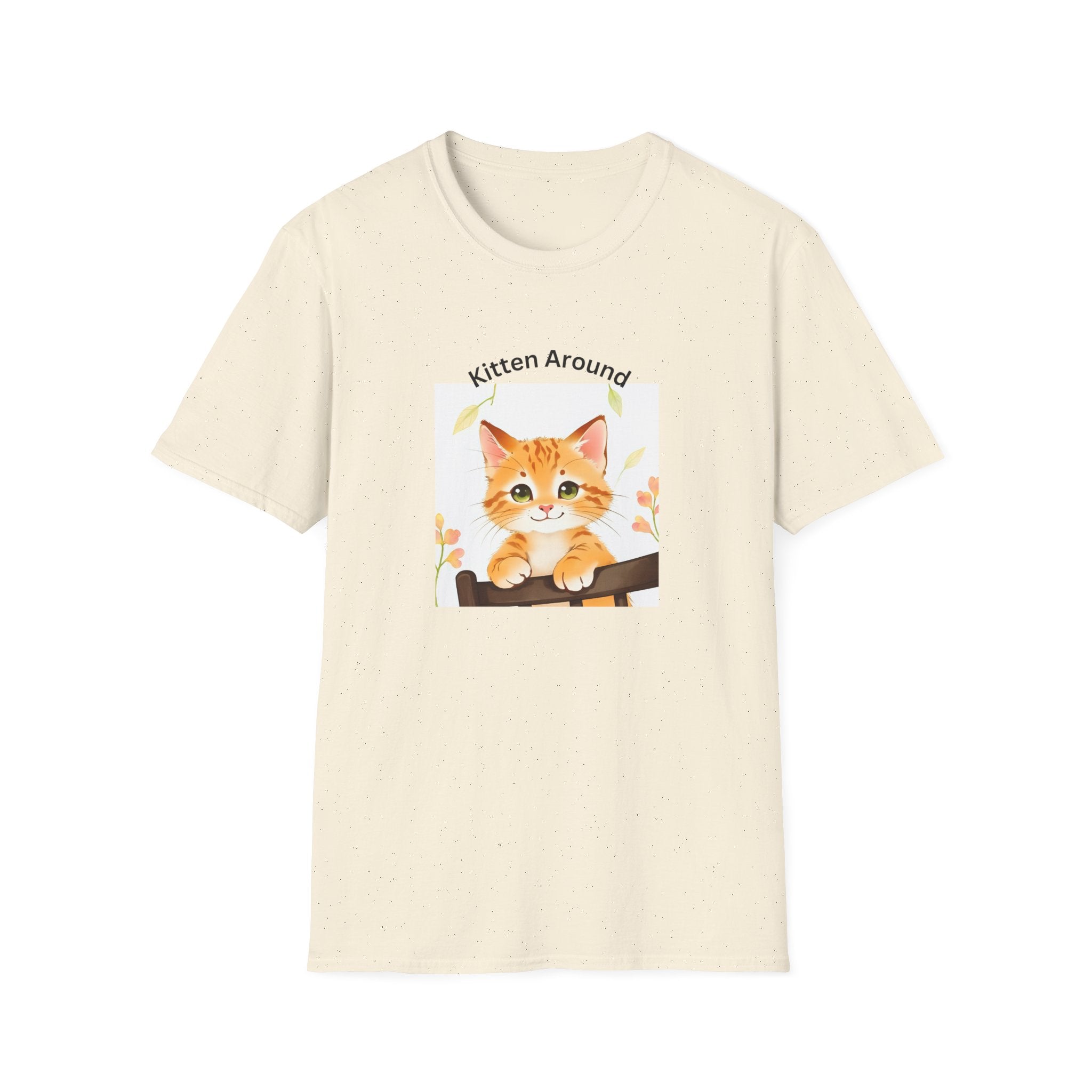 Cat Lover's Softstyle T-Shirt - 'Kitten Around"