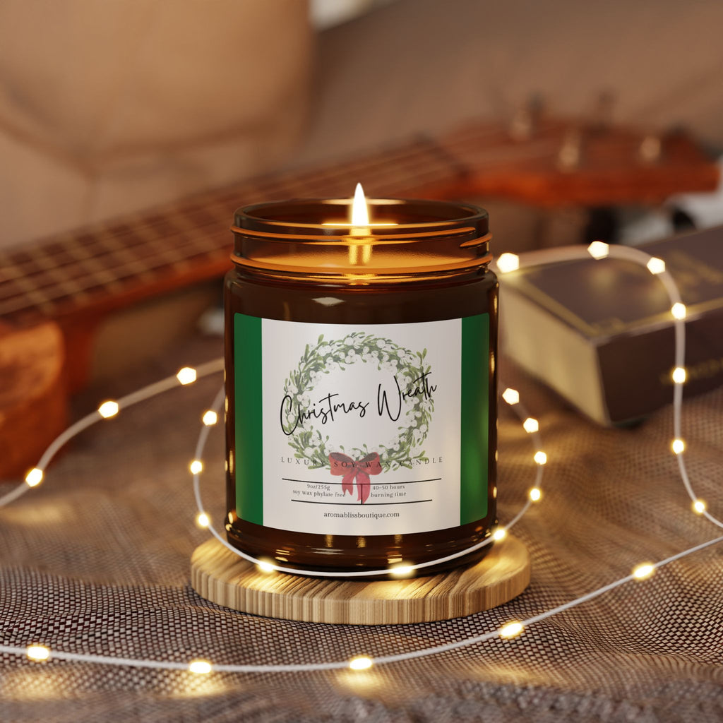 Christmas Wreath Soy Candle