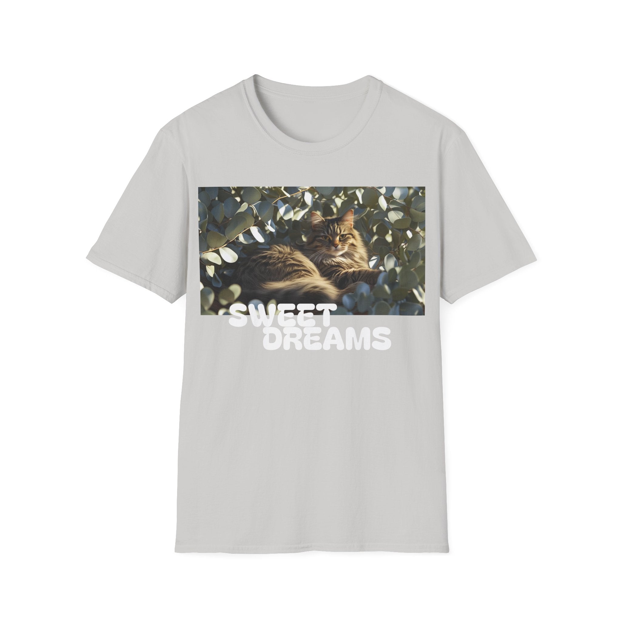 Cozy Cat Lover T-Shirt, Cat Mom, Animal Lover Apparel