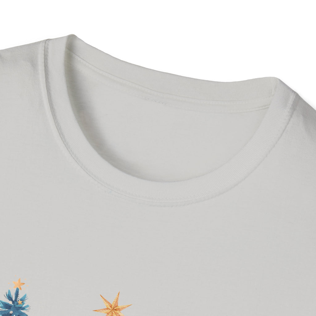 Festive Holiday T-Shirt - Christmas Trees Design